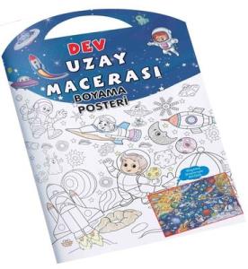 Dev Uzay Macerası - Boyama Posteri 0-6 Yaş Yayınları 9786258179385