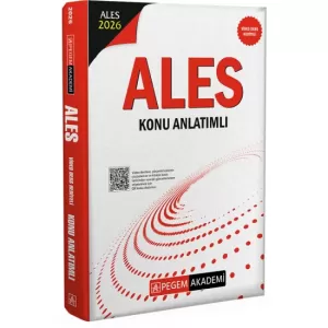 2026 ALES Konu Anlatımlı Pegem Akademi