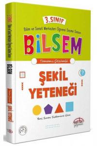 3. Sınıf Bilsem Hazırlık Şekil Yeteneği Tamamı Çözümlü Editör Yayınevi 9786052804513