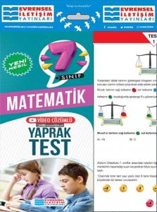 7. Sınıf Matematik Video Çözümlü Yaprak Test