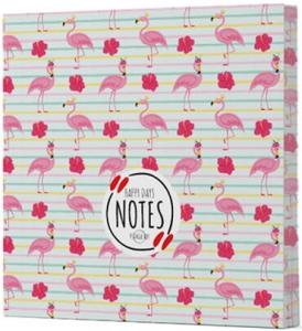 FLAMİNGO 2 ÇİZGİSİZ DEFTER YAN BASKILI