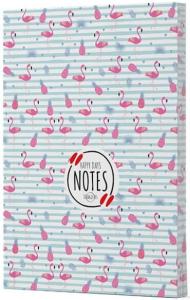 FLAMİNGO 4 ÇİZGİLİ DEFTER YAN BASKILI