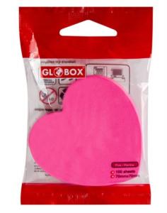 Globox Yapışkanlı Not Kağıdı Neon Kalpli 2930