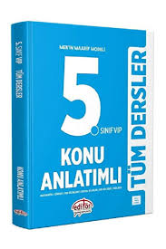5.Sınıf EDİTÖR Tüm Dersler Konu Anlatımlı / MEB Maarif Model - Yeni Nesil Sorular