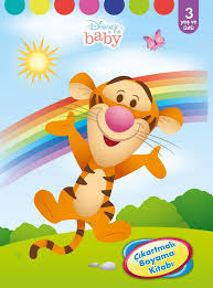 Disney Baby Çıkartmalı Boyama Kitabı