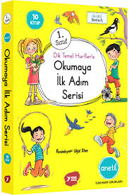 Dik Temel Harflerle Okumaya Başlıyorum 1. Sınıf 10 Kitap Anetil Harf Grupları