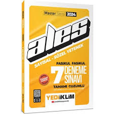 2024 ALES Sayısal Sözel Yetenek Fasikül Fasikül Tamamı Çözümlü 7 Deneme