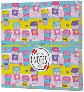 KAHVE 10 ÇİZGİSİZ DEFTER YAN BASKILI