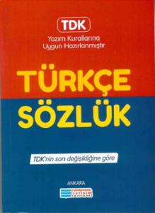 TÜRKÇE SÖZLÜK İLKOKUL ORTAOKUL KARTON KAPAK