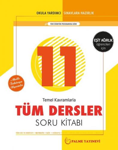 Palme 11. Sınıf Eşit Ağırlık Tüm Dersler Soru Bankası