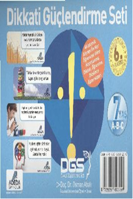 Dikkati Güçlendirme Seti - 1. Sınıf - 7 Yaş Osman Abalı Adeda