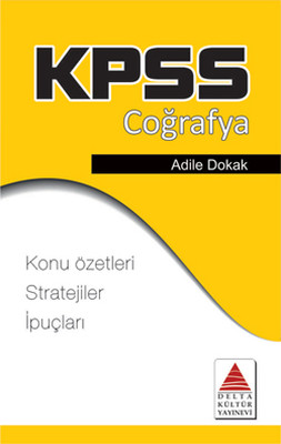 KPSS Coğrafya Strateji Kartları Adile Dokak Delta Kültür-Eğitim 978994