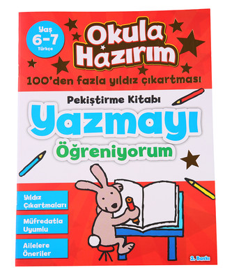 Okula Hazırım 2 - Yazmayı Öğreniyorum Pekiştirme Kitabı Türkçe (6-7 Ya