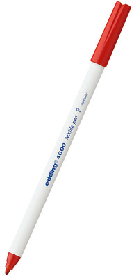 Edding 4600 Kırmızı Tekstil Kalemi