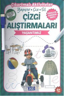 Çizgi Alıştırmaları - Yaşantımız Ülkü Unsu Parıltı Yayınları 978605100