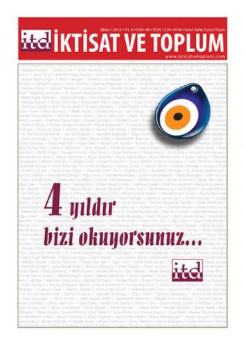İktisat ve Toplum Dergisi Sayı: 48 (4 Yıldır Bizi Okuyorsunuz...)