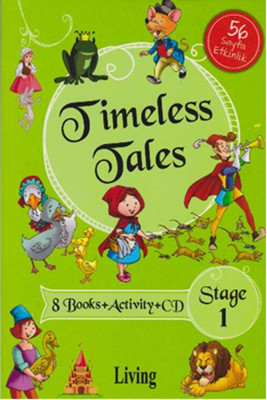 Stage 1- Timeless Tales 8 Books + Activity + CD Living English Diction