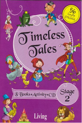 Stage 2 - Timeless Tales 8 Books + Activity + CD Living English Dictio
