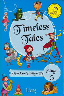 Stage 5 - Timeless Tales 8 Books + Activity + CD Living English Dictio