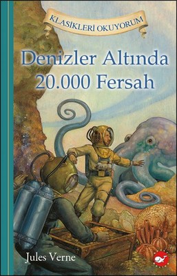 Denizler Altında 20.000 Fersah Jules Verne Beyaz Balina Yayınları 9789