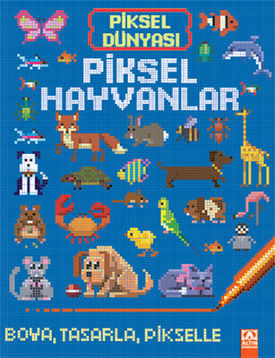 Piksel Dünyası-Piksel Hayvanlar Altın Kitaplar 9789752122215