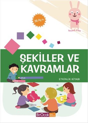 Şekiller ve Kavramlar Etkinlik Kitabı - 36 Ay Bir Ocak Yayınları 9786053050018