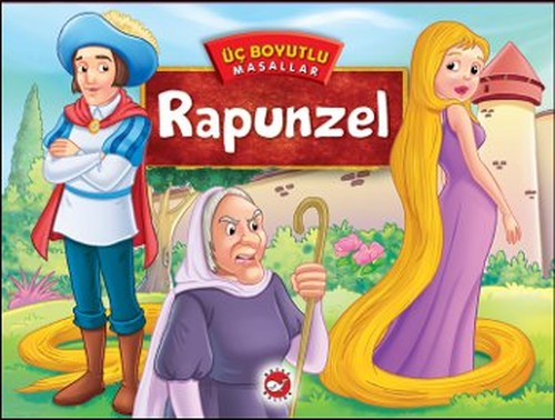 Üç Boyutlu Masallar - Rapunzel Beyaz Balina Yayınları 9789759999872