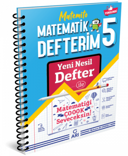 5.Sınıf Matemito Matematik Defterim Arı Yayıncılık 9786257531719