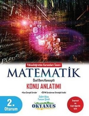 YKS 2.Oturum Matematik Konu Anlatımı kyanus Eğitim 9786059565936