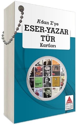 A'dan Z'ye Eser-Yazar Tür Kartları Tufan Şahin Delta Kültür-Eğitim 978