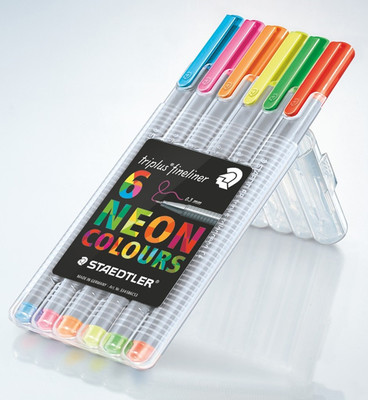 Staedtler Fineliner Neon Renk 6'lı Kalem Seti