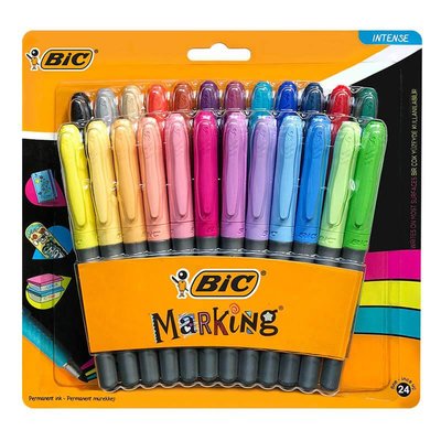 Bic Marking Color Permanent Markör 24'lü Blisterli