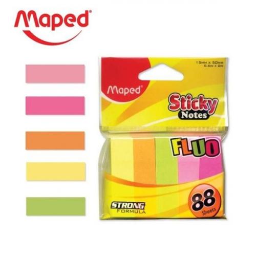 Maped Sticky Notes 15x50 mm Fosforlu