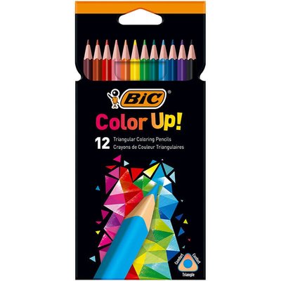 Bic Color Up Üçgen 12'li Kuru Boya