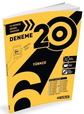 6.Sınıf Türkçe 20 Deneme