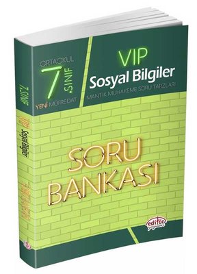 7.Sınıf VIP Sosyal Bilgiler Soru Bankası