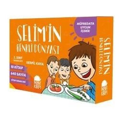 Selim'in Renkli Dünyası-3.Sınıf Okuma Seti-10 Kitap Takım Serpil Kaya Mavi Kirpi 9789752452442