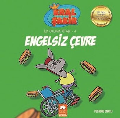 Kral Şakir Engelsiz Çevre-İlk Okuma Kitabı 4 Varol Yaşaroğlu Eksik Parça 9786057690302