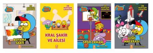 Kral Şakir Boyama Seti-4 Kitap Takım