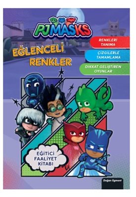 Pjmasks Eğlenceli Renkler - Eğitici Faaliyet Kitabı Doğan ve Egmont Ya