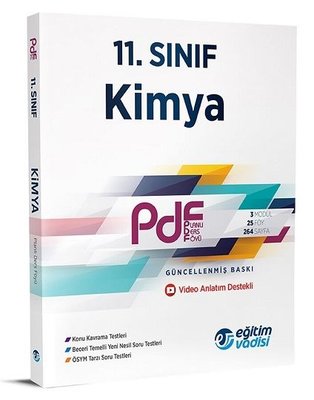11.Sınıf Kimya Pdf Planlı Ders Föyü Video Anlatım Destekli