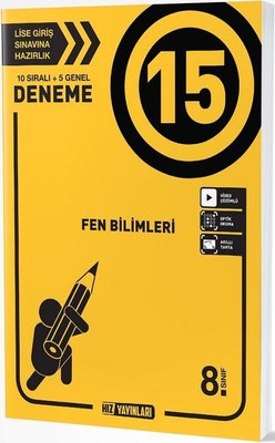 8. Sınıf Fen Bilimleri 15'li Deneme
