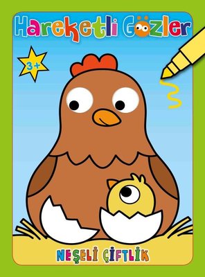 Hareketli Gözler - Neşeli Çiftlik 0-6 Yaş Yayınları 9786053034568