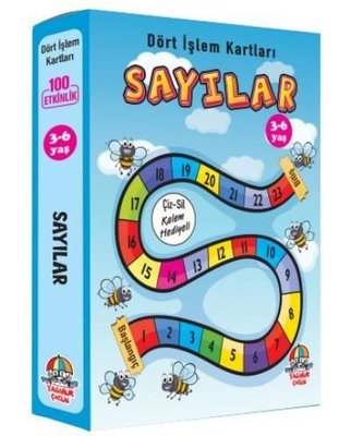 Dört İşlem Kartları - Sayılar (3 - 6 Yaş) Yağmur Çocuk 9786052185346