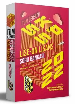 2022 KPSS Lise Ön Lisans Tamamı Çözümlü Tüm Dersler Soru Bankası