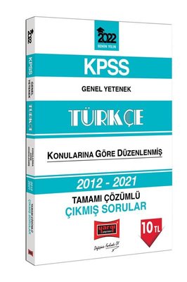 2022 KPSS Genel Yetenek Türkçe Tamamı Çözümlü Çıkmış Sorular
