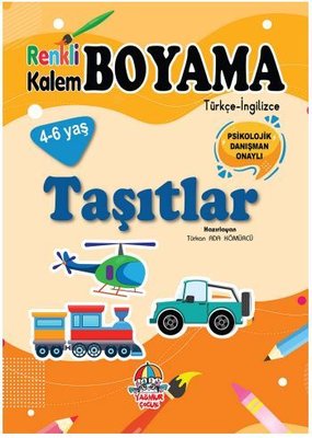 Taşıtlar - Renkli Kalem Boyama Yağmur Çocuk 9786052185520
