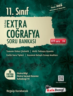11.Sınıf Extra Coğrafya Soru Bankası Kafa Dengi 9786257079198