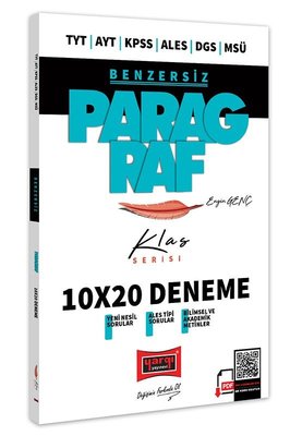 2022 TYT AYT KPSS ALES DGS MSÜ Benzersiz Paragraf Klas Serisi 10x20 De
