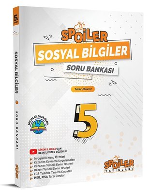5. Sınıf Sosyal Bilgiler Spoiler Soru Bankası Spoiler Yayınları
